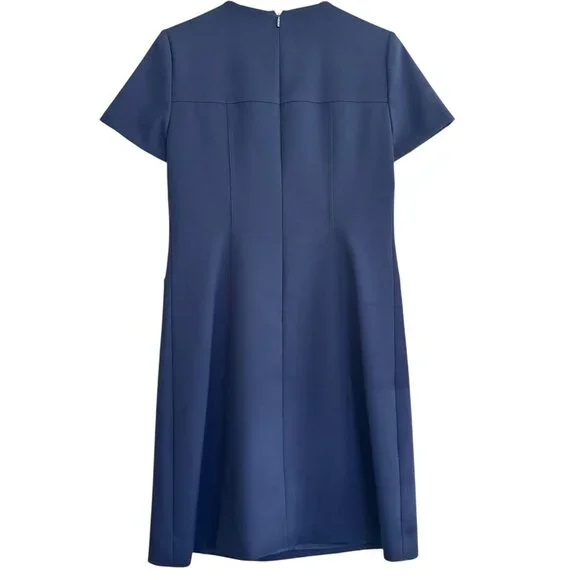 Elie Tahari Women's Black Short Sleeve Jaelyn Dress Size 6 - Picture 4 of 15